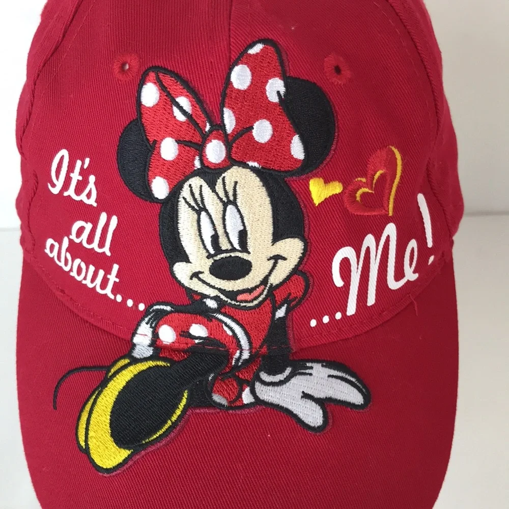Disney Minnie Mouse red cotton cap NWOT